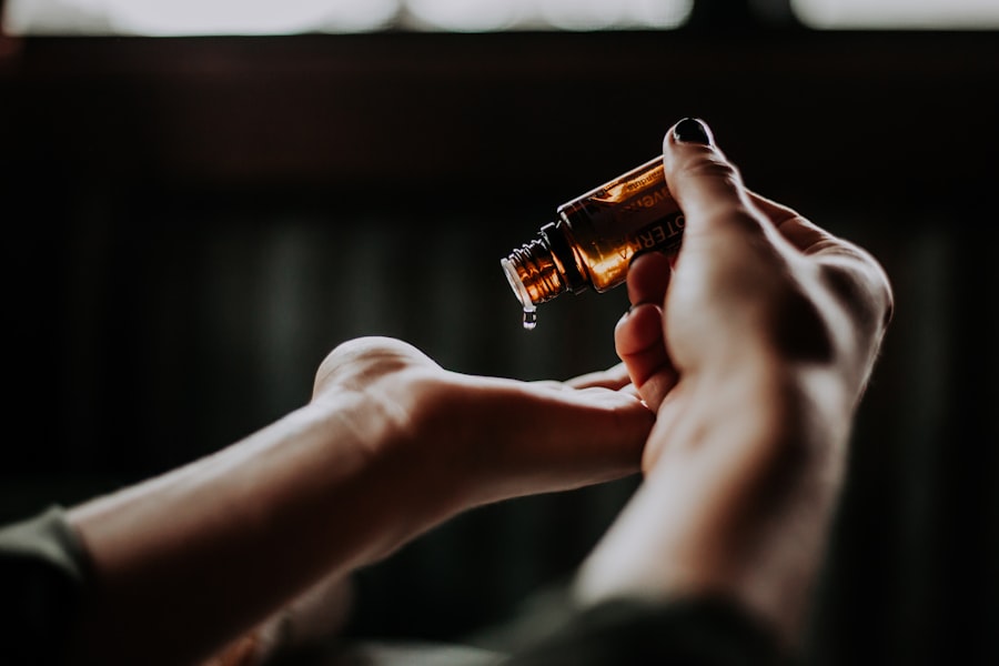 Fragrance artisan with essential oil dropper